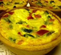 Vegetable Quiche – 4″