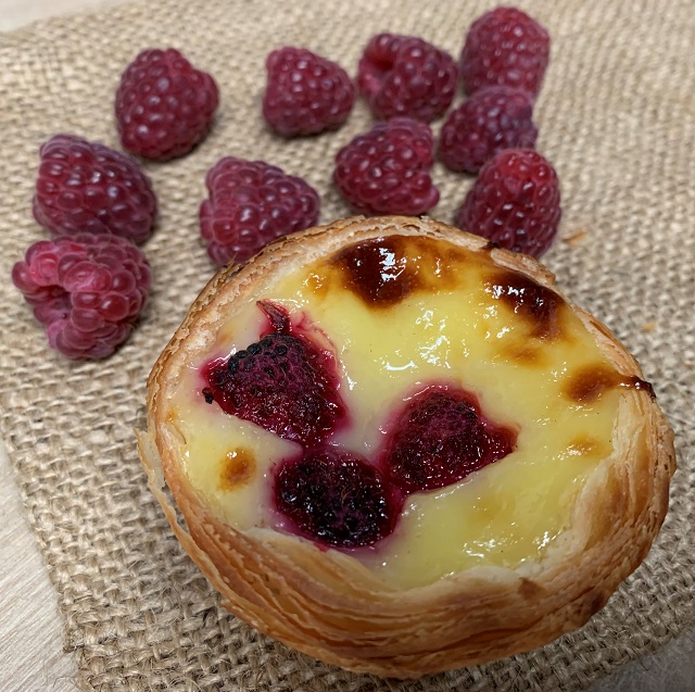 Raspberry Pastel de Nata …